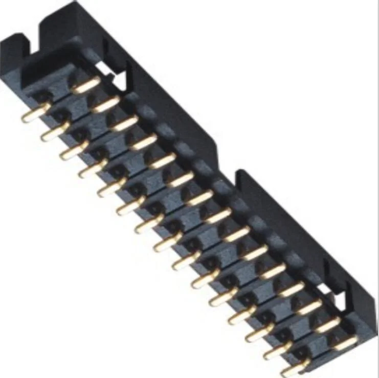 2.0mm Pitch Shortened SMT Vertical H=6.35 Gold-Plated Pin Header Box Header