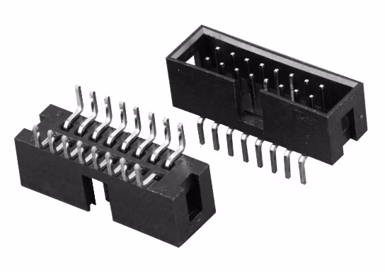 2.54mm Right Angle SMT Straight Type Box Header