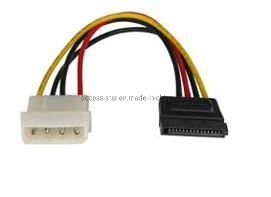 SATA Power 15p Female to 4p Hsg Cable