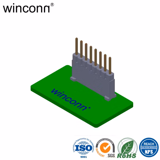 Customization Pin Box Female PCB Header Male IC Socket Round Pin Header Round Female Socket Terminal Connector