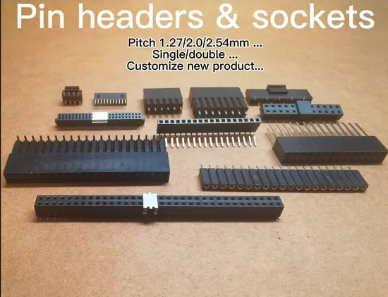 2.0 1.27 2.54mm Pin Header 2X8 90 Degree Female Header