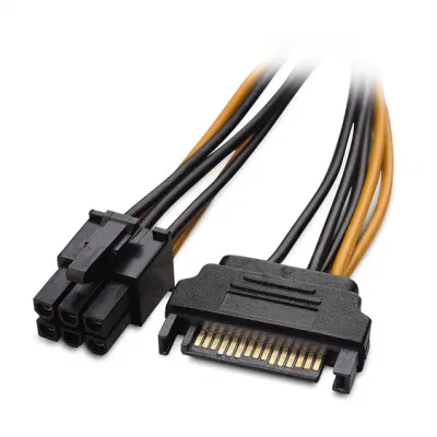 6pin Pcle to SATA Power Cable